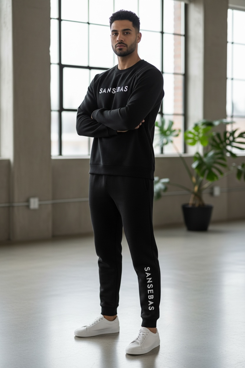 ss-081 cardboard knit sweatpant