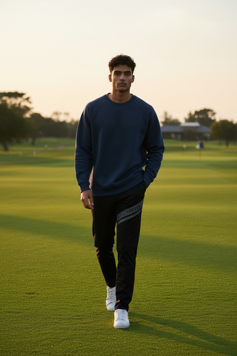 ss-094 cardboard knit  navy