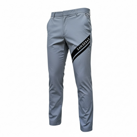 ss-083 slant line pants gray